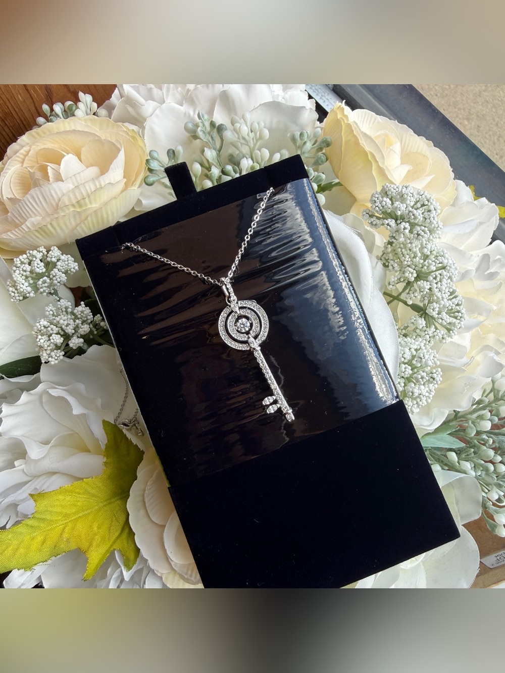 Swarovski 5368263 Silver Key Pendant Necklace